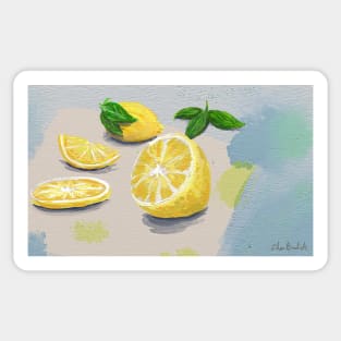 Lemon Slices - Painting Sticker